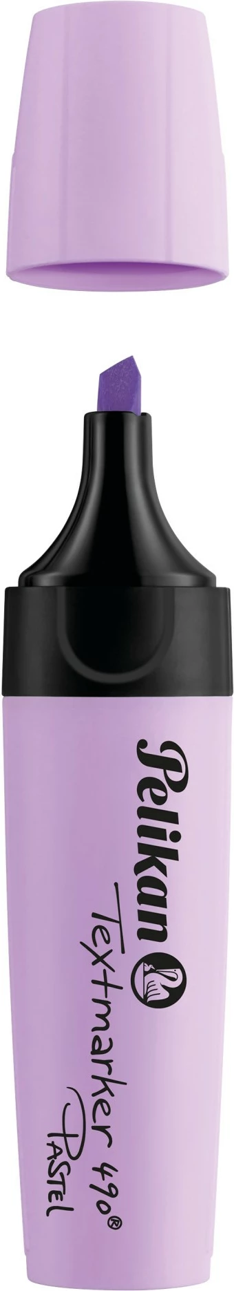 Set markera Pelikan 817370, 10 copë, majë shpatule, ngjyrë e zezë dhe vjollcë