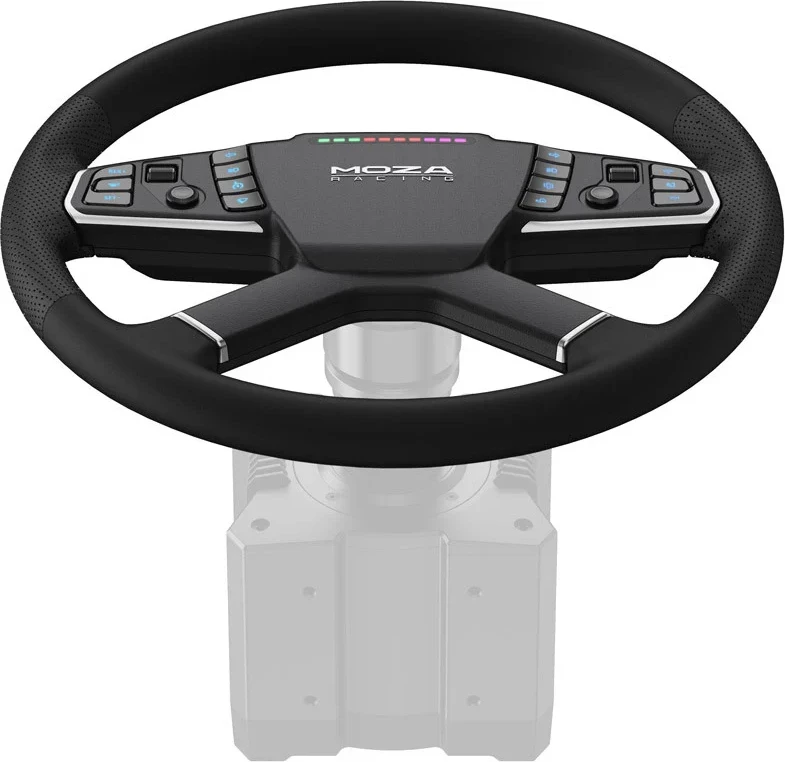 Timon për simulator kamioni Moza TSW RS060 400 mm, i zi
