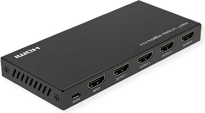 HDMI Splitter VALUE 4K, 1x4, 4K@60Hz, HDR, HDCP 2.2, i zi