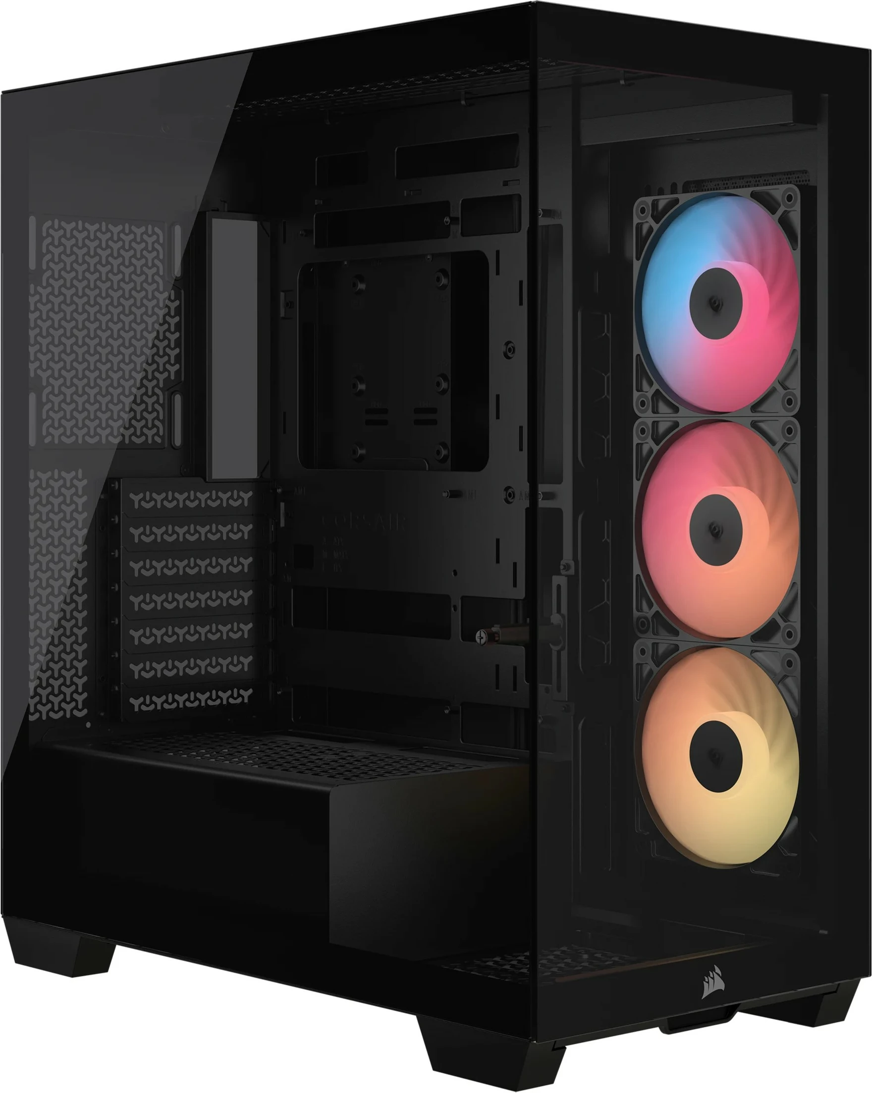 Kasë Corsair 3500X RSR ARGB, midi tower, xham i temperuar, e zezë