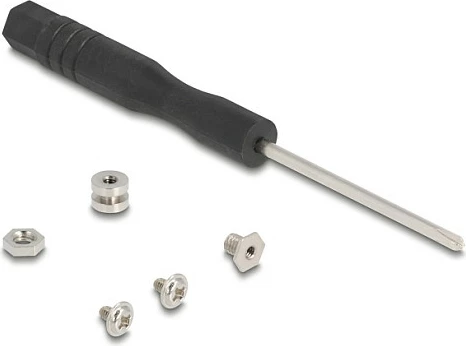 Adapter M.2 DeLOCK 64343, Key A/E në Key M, 22 mm, i gjelbër