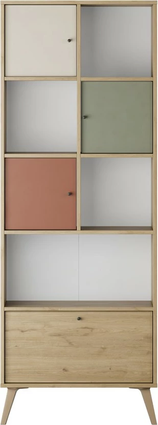 Raft librash Hanah Home, Tkt-931-Fx-1, shumëngjyrësh