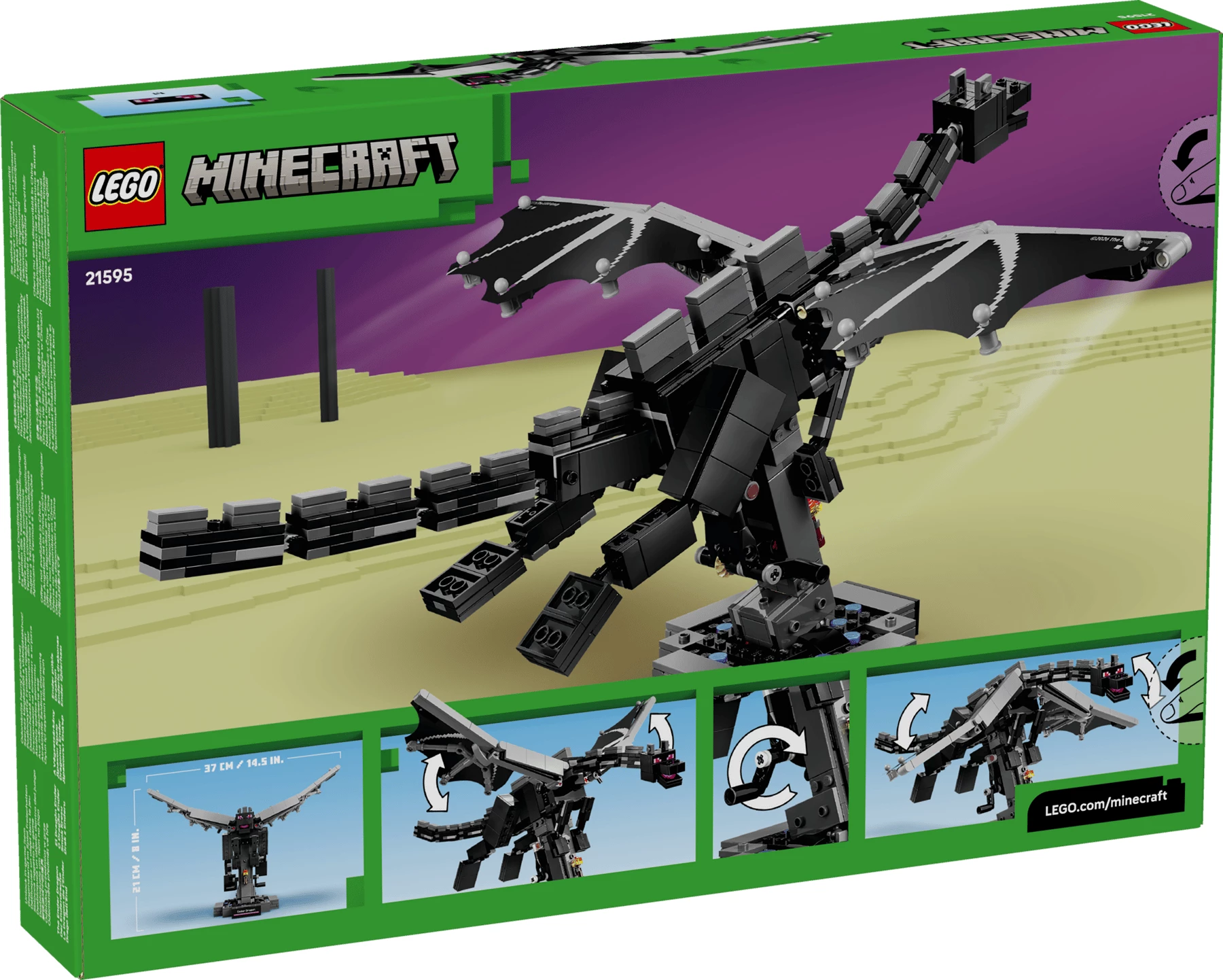Set LEGO, LEGO Minecraft The Ender Dragon 21595, 710 copë, zi