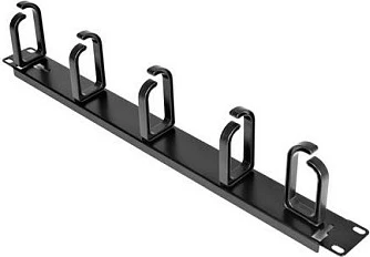 Panel menaxhimi kabllosh për rack StarTech 1U, metal 19", i zi