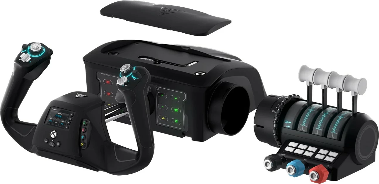 Sistem kontrolli fluturimi Turtle Beach VelocityOne Flight, USB, për PC dhe Xbox, i zi