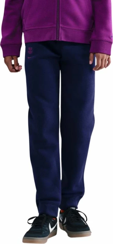 Pantallona sportive për fëmijë Nike FC Barcelona Tech Fleece HM4108-594, blu të errëta