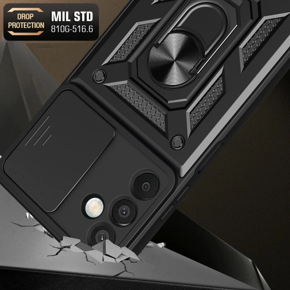 Mbështjellës Tech-Protect CamShield Pro për Samsung Galaxy M15 5G, i zi