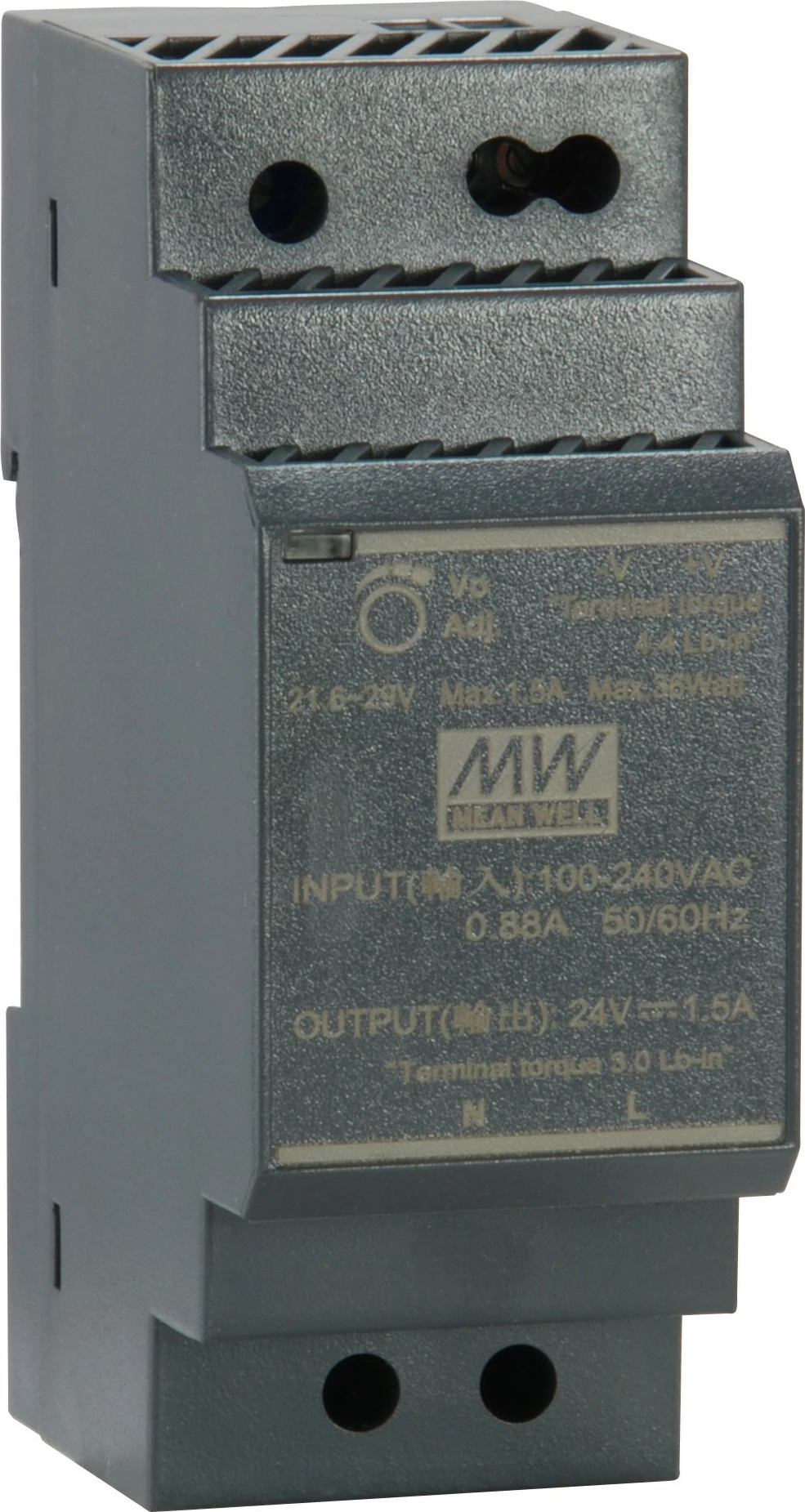 Furnizues industrial energjie LevelOne POW-2411, 24V DC, 30W, i zi