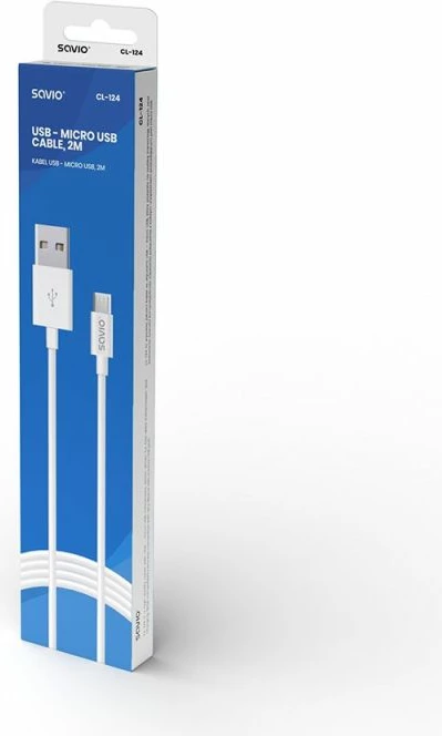 Kabllo USB Savio, e bardhë