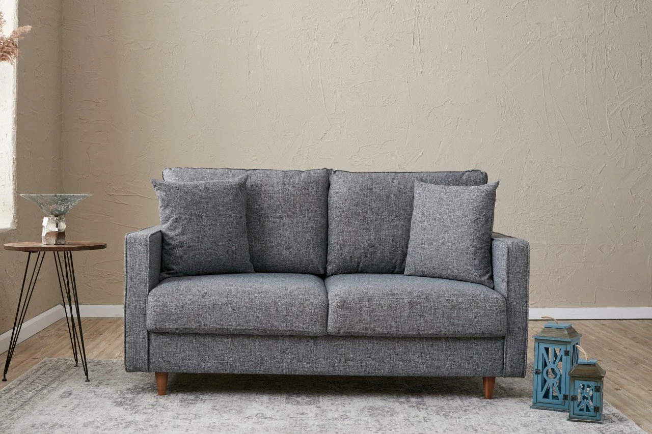 Divan dy ulës, ngjyrë gri, Eva, Atelier del Sofa