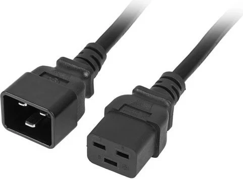 Kabllo zgjatëse Armac IEC C19 në C20 1.5m, e zezë