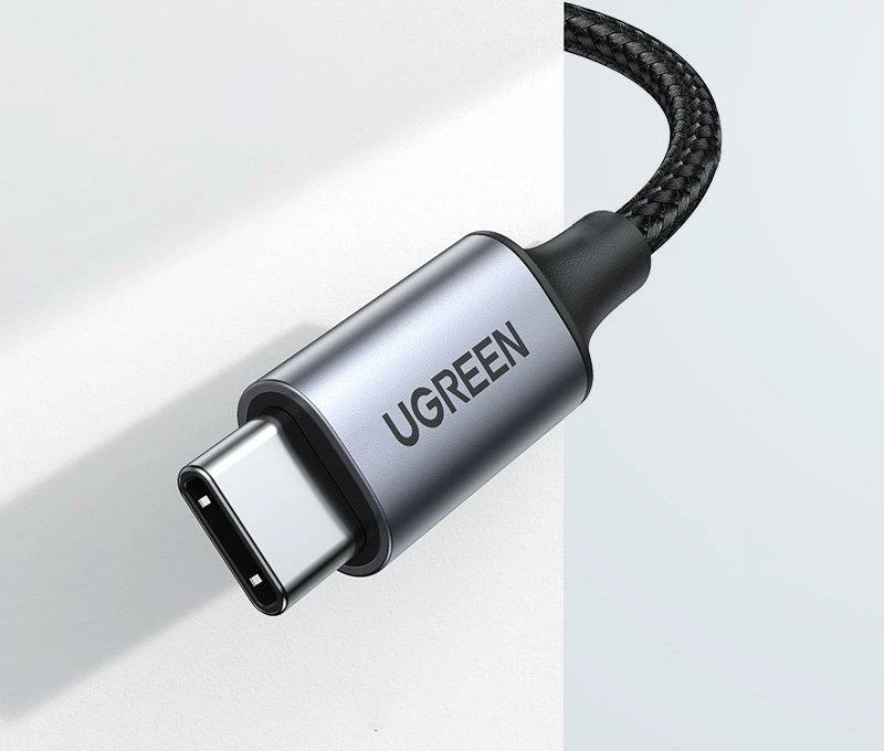 Kabllo audio USB-C në 3.5mm mini jack Ugreen CM450 (UGR1190BLK) 1m, e zezë, 1 copë
