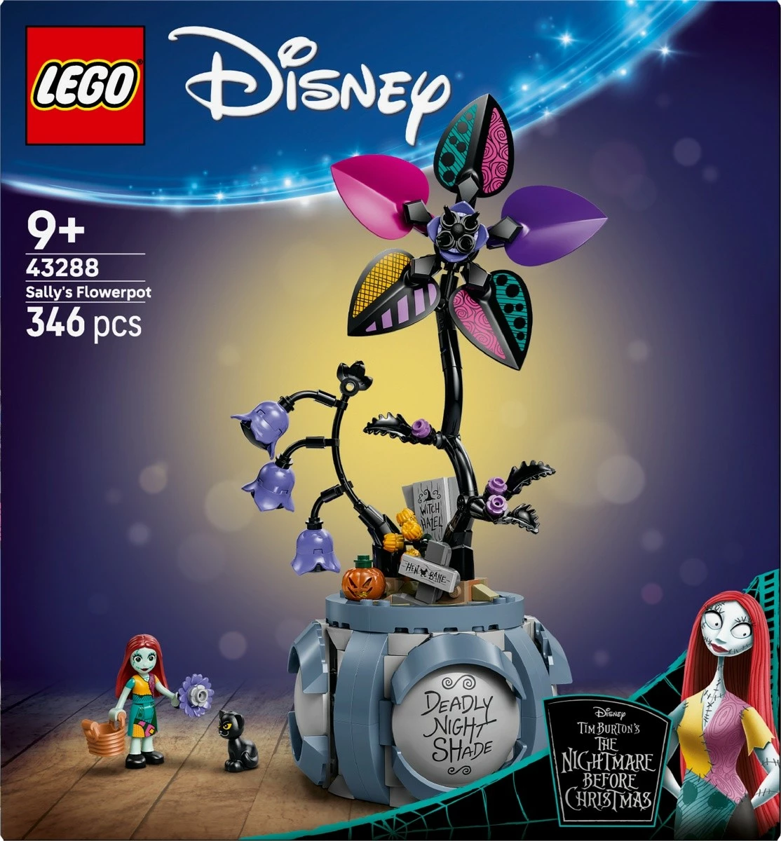 Set ndërtimi LEGO Disney Sally Flowerpot 43288, 346 copë, 9+ vjeç, shumëngjyrëshe