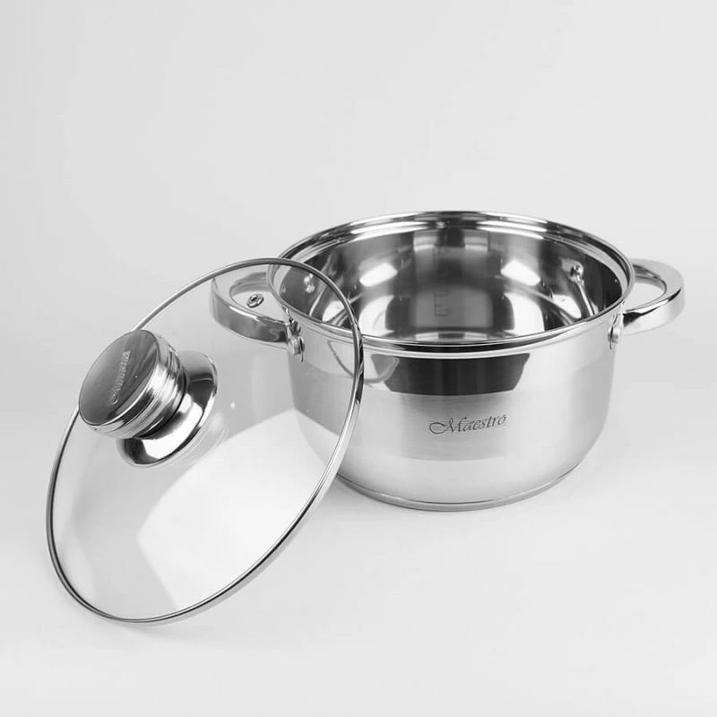 Set tenxhere MAESTRO MR-2220-10, 10 copë, inox
