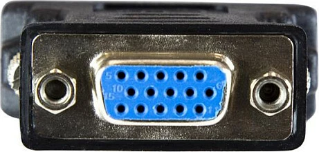 Adapter DVI-I në VGA StarTech DVIVGAMFBK, M/F, Plug and Play, i zi