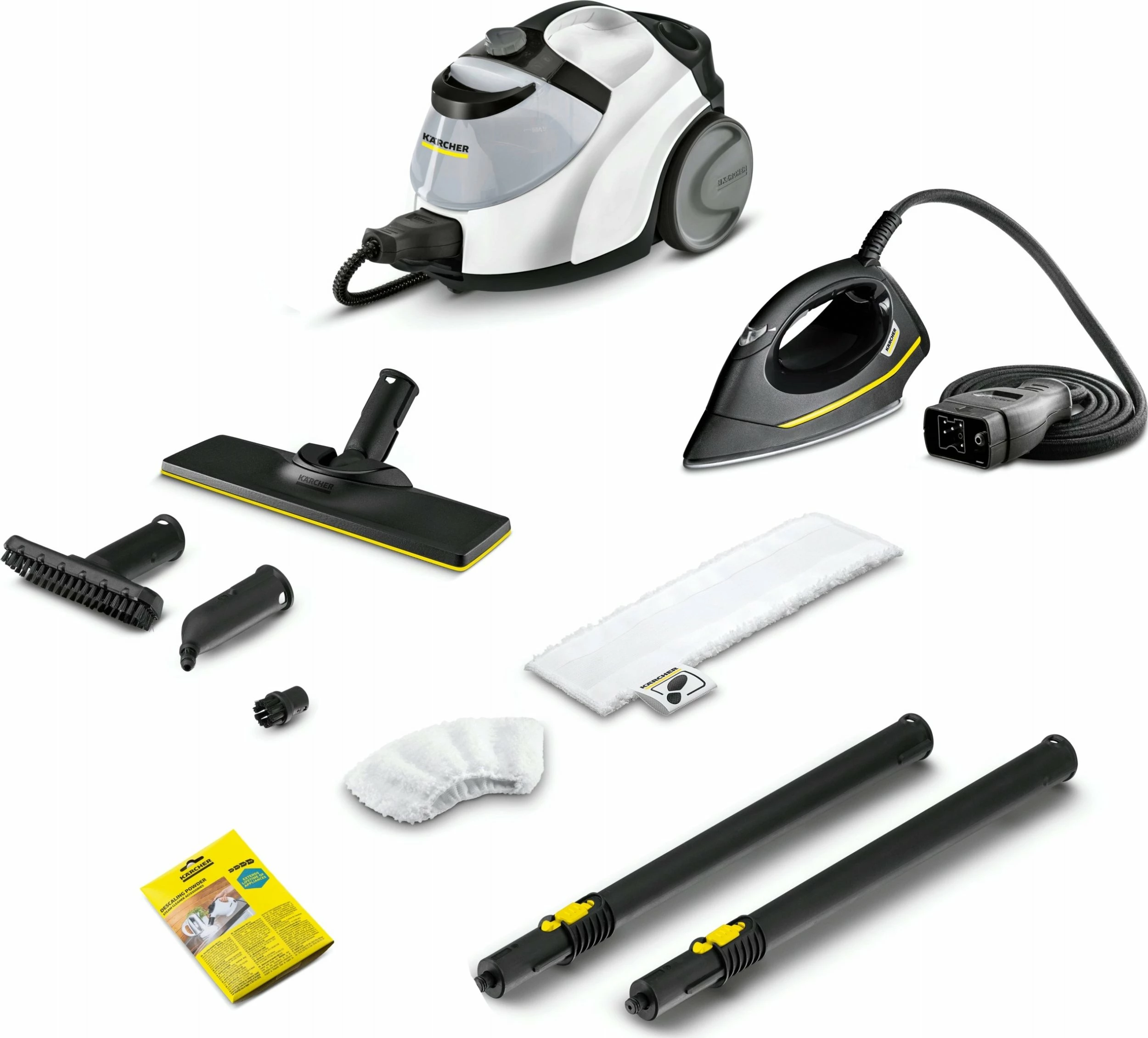 Pastrues me avull Karcher SC 5 EasyFix Iron 1.512-661.0, 2250 W, 4.2 bar, rezervuar 1.5 l, set me Hekur, i bardhë
