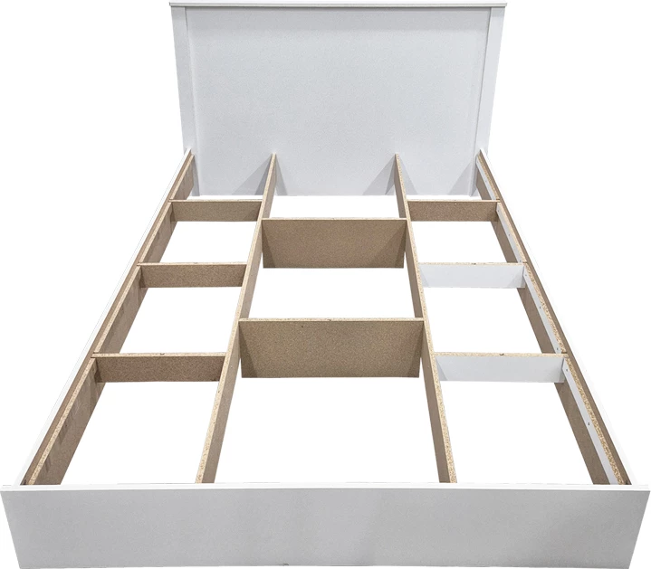 Krevat Athos, ngjyrë e bardhë, 140x200 cm