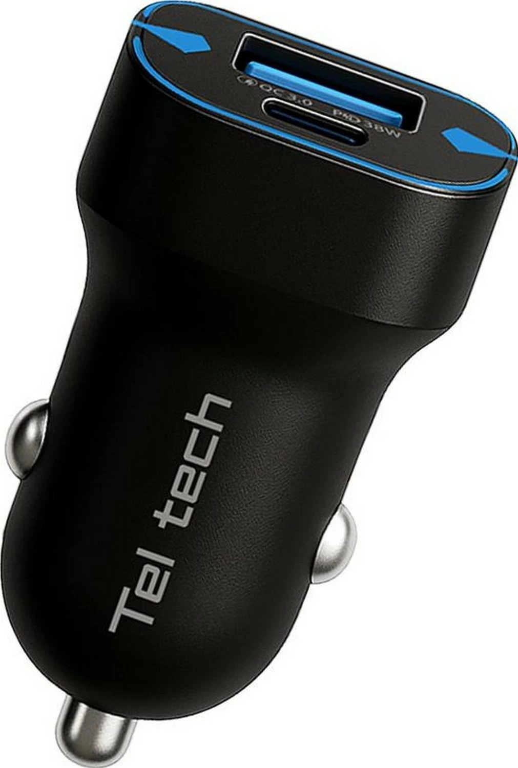 Karikues veture Teltech TCC-02, 38W, USB/Type-C, i zi