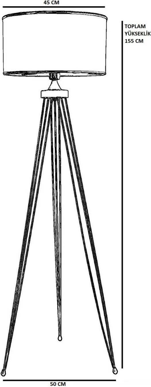 Llambë dyshemeje Opviq, bakër, 8633-5