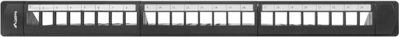 Patch Panel Lanberg PPKS-1124-B