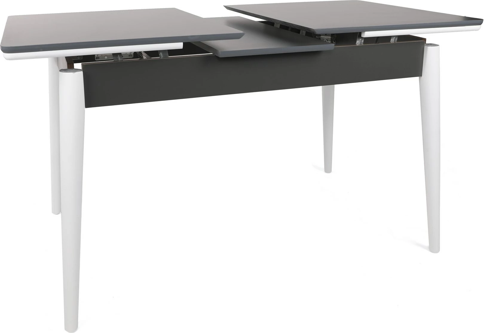 Tavolinë ngrënie me zgjatje, Skye Decor, anthracite dhe e bardhë, Sigma - 992