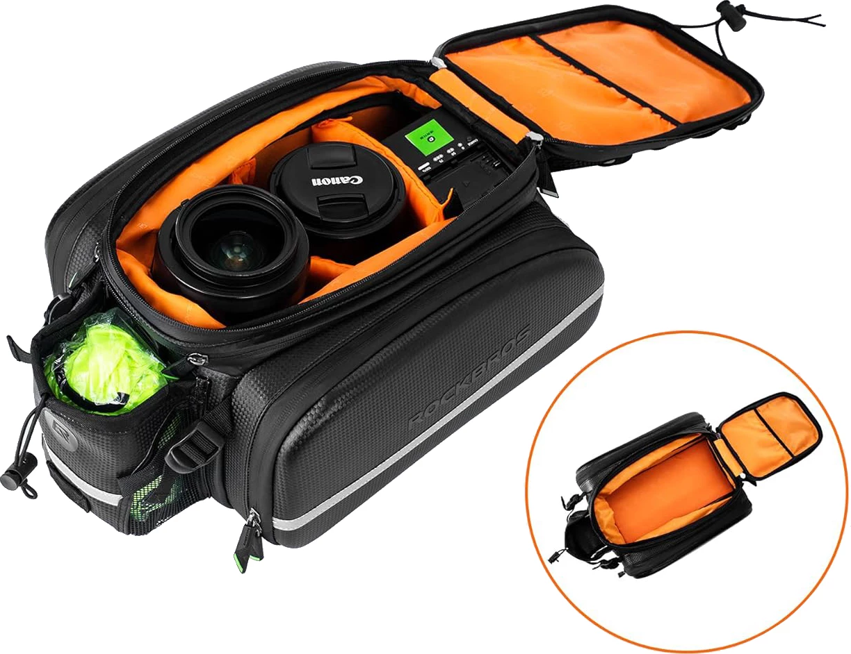 Çantë bagazhi për biçikletë Rockbros A6-6, 35L, e zezë