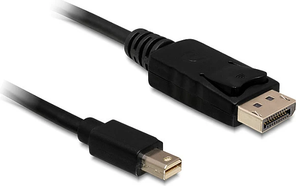 Kabllo Mini DisplayPort në DisplayPort DeLOCK 83479, 5 m, DP 1.2, 4K, e zezë