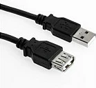Kabllo USB zgjatues Sharkoon 2m, USB 2.0, e zezë