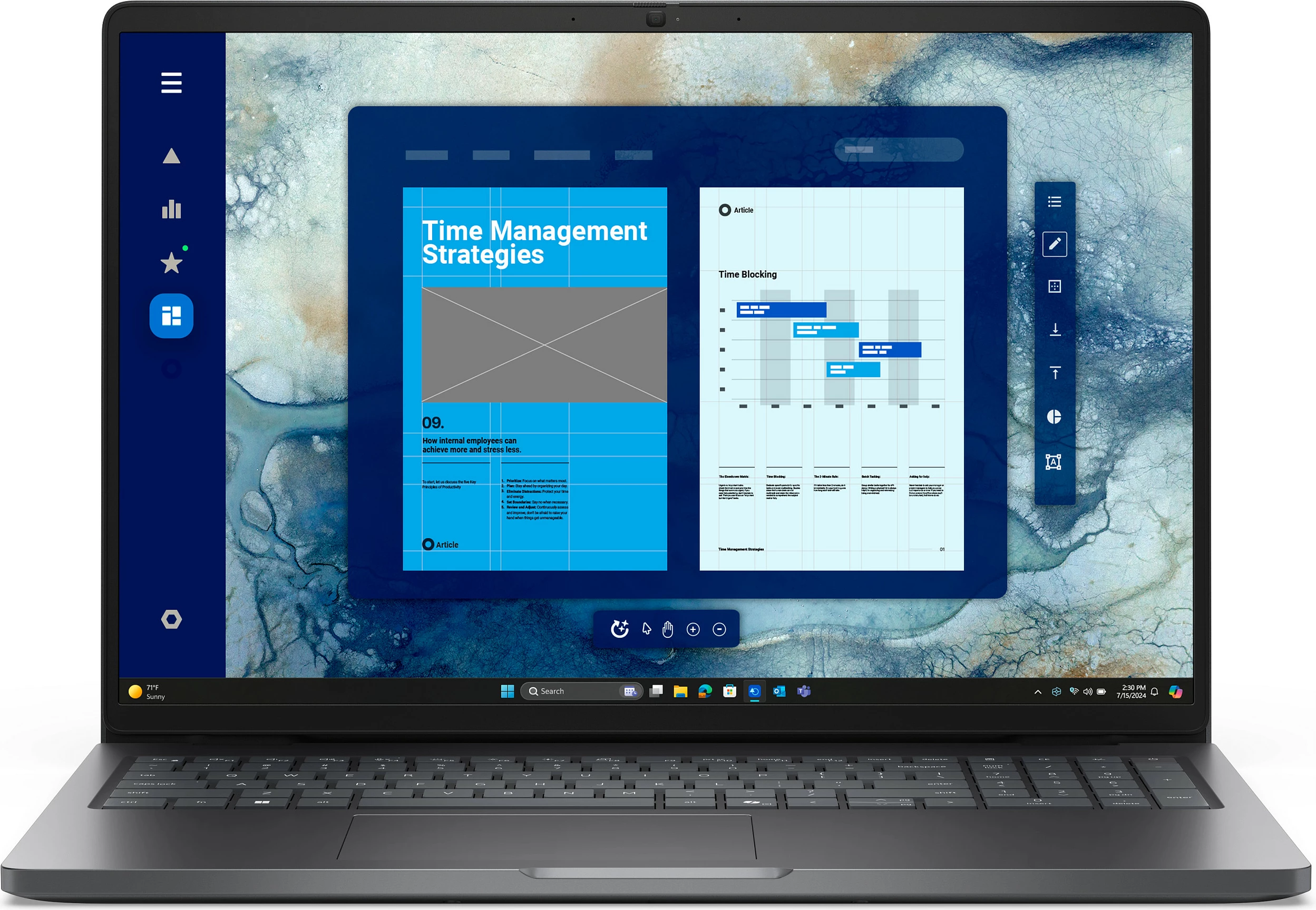 Laptop Dell Pro 16 PC16250, Core Ultra 5 225U, 16GB RAM, 512GB SSD, 16" 1920x1200, Windows 11 Pro, Magnetite