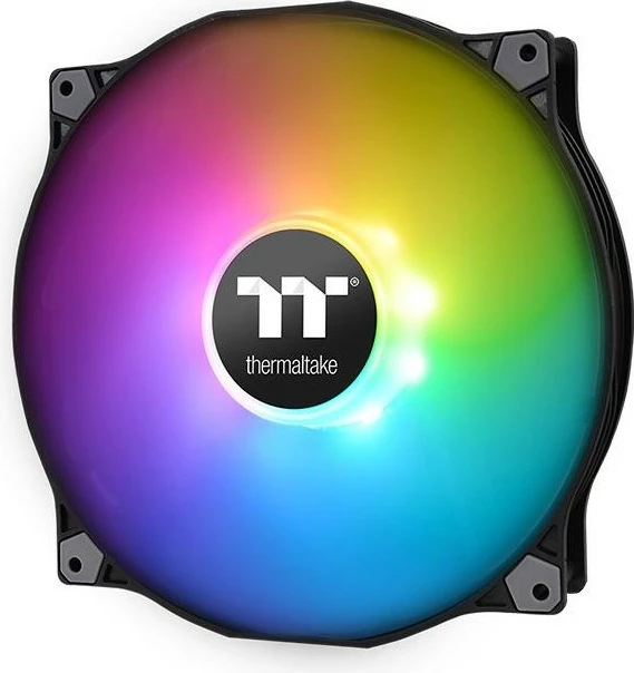 Ventilator kasë Thermaltake Pure 20 ARGB Sync 200mm, me ARGB-Controller, i zi