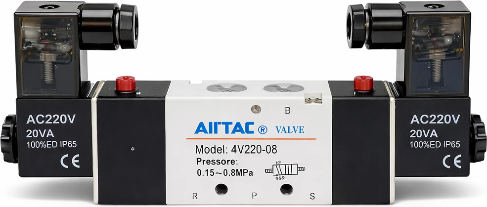 Valvul pneumatike solenoid 4V220-08 AC220V