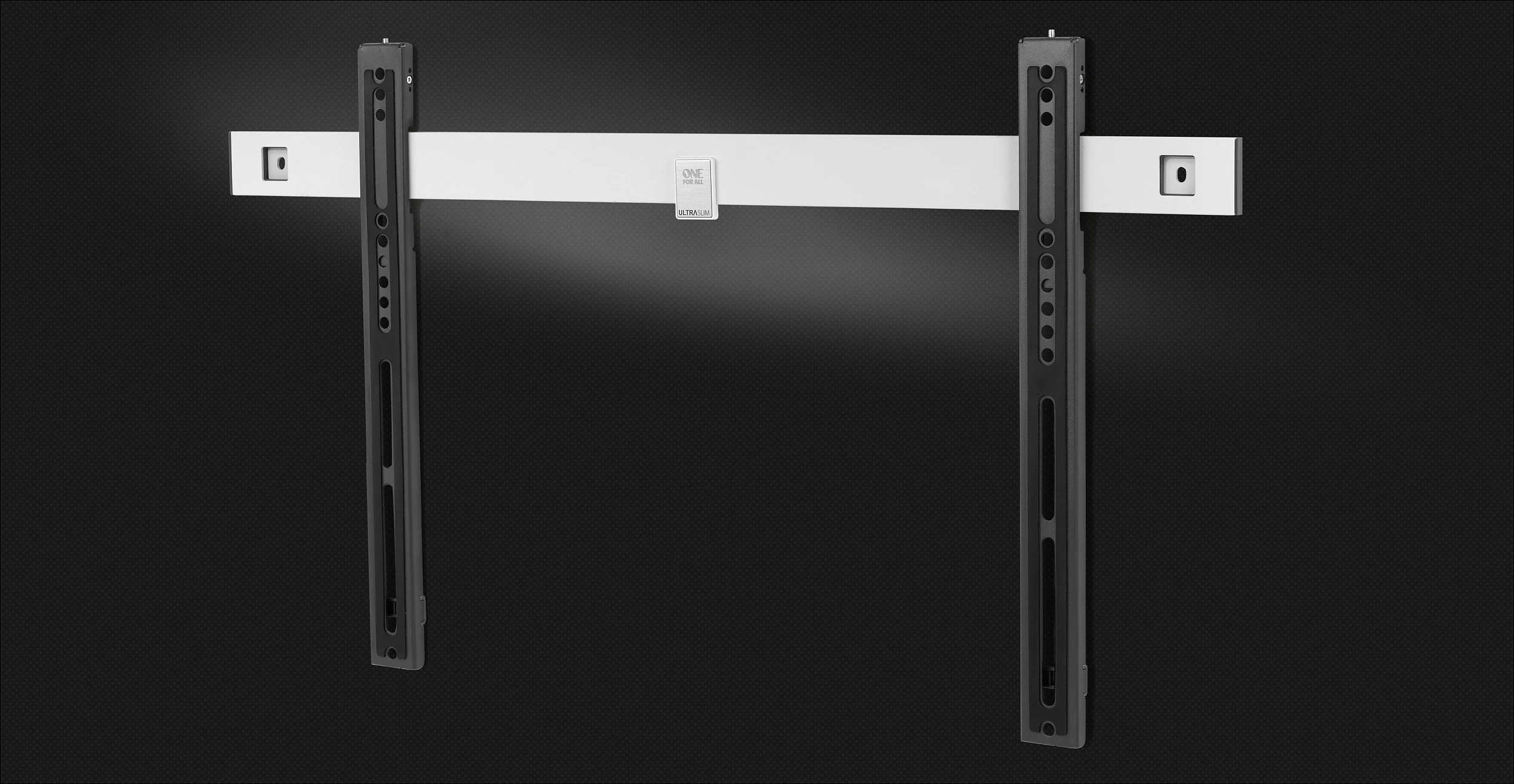 Mbajtëse muri për TV One for All WM 6611, ultraslim flat, 32-90", VESA 600x400, 80 kg, bardh/zi
