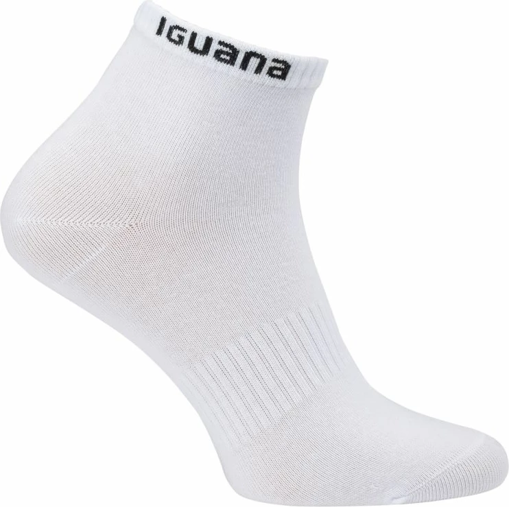 Çorape sportive Iguana, unisex, të bardha