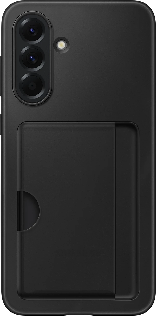 Mbështjellës Samsung EF-OA566TBEGWW për Galaxy A56 5G me xhep kartelash, i zi