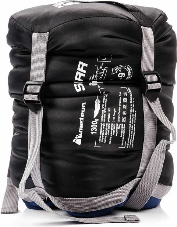 Sako për fjetje Meteor Samar, unisex, e zezë dhe blu