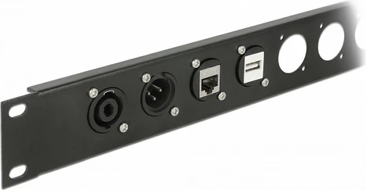 Modul HDMI DeLOCK D-Type, HDMI-A femër në HDMI-A femër, IP67, i zi