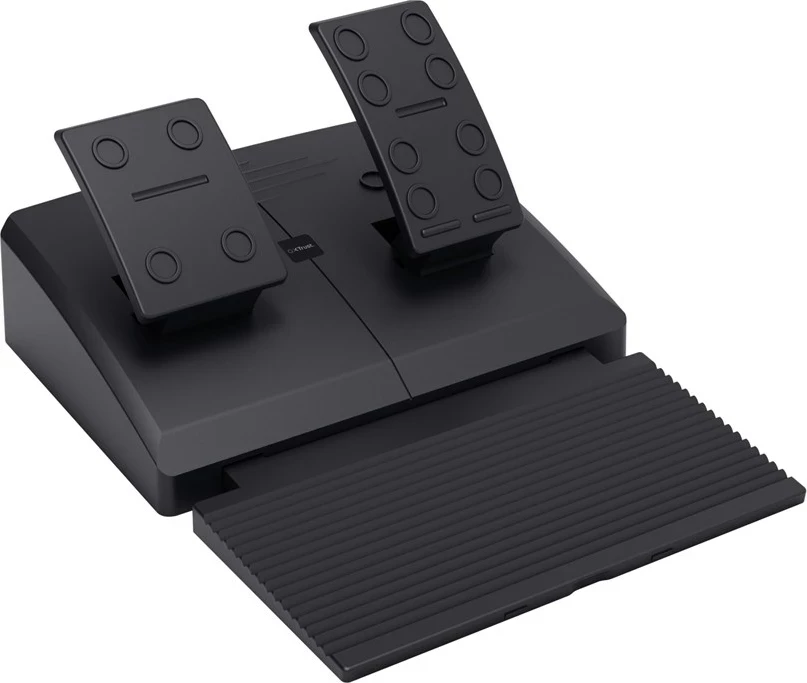 Timon + Pedale Trust GXT 289 Movi, USB, për Nintendo Switch, PlayStation 4, Xbox One S/X, Xbox Series S/X, E zezë