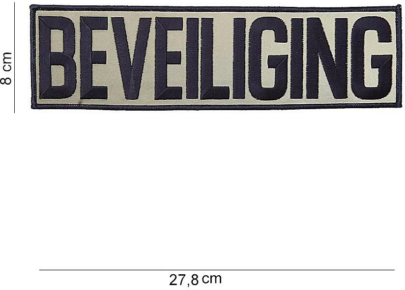Emblema pëlhure Fostex Garments Patch Beveiliging (large) #2004