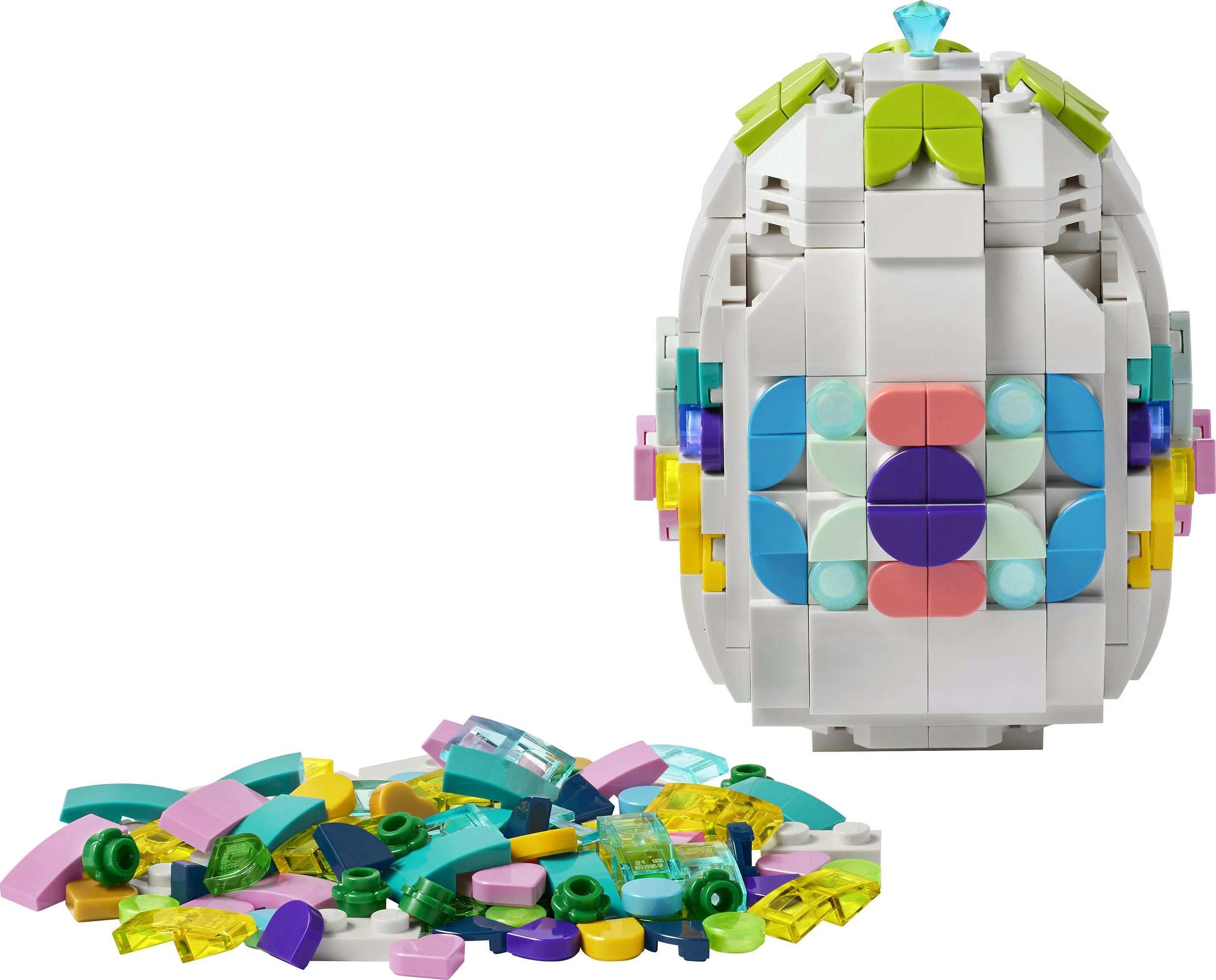 Set ndërtimi LEGO Iconic 40816 Decorative Easter Egg, 386 copë, 9+ vjeç, shumëngjyrësh