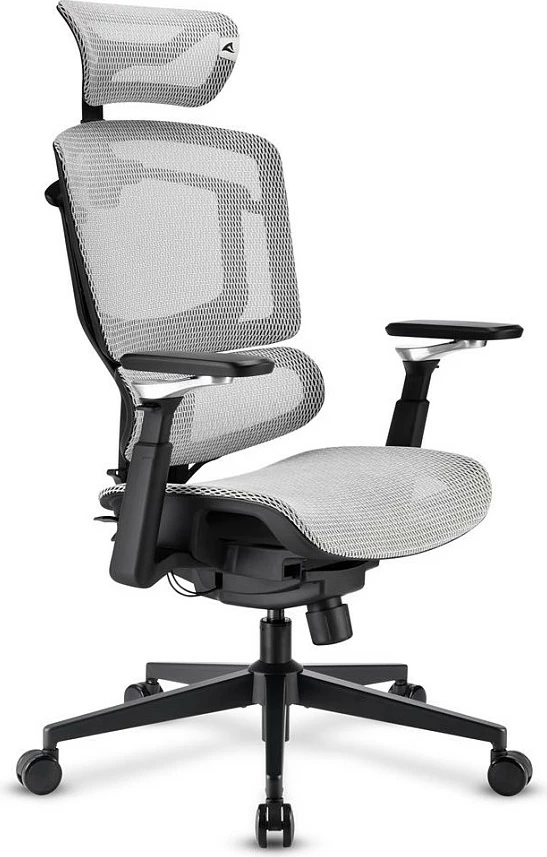 Karrige zyre Sharkoon OfficePal C50M, mesh, 5D mbështetëse duarsh, me headrest, e zezë
