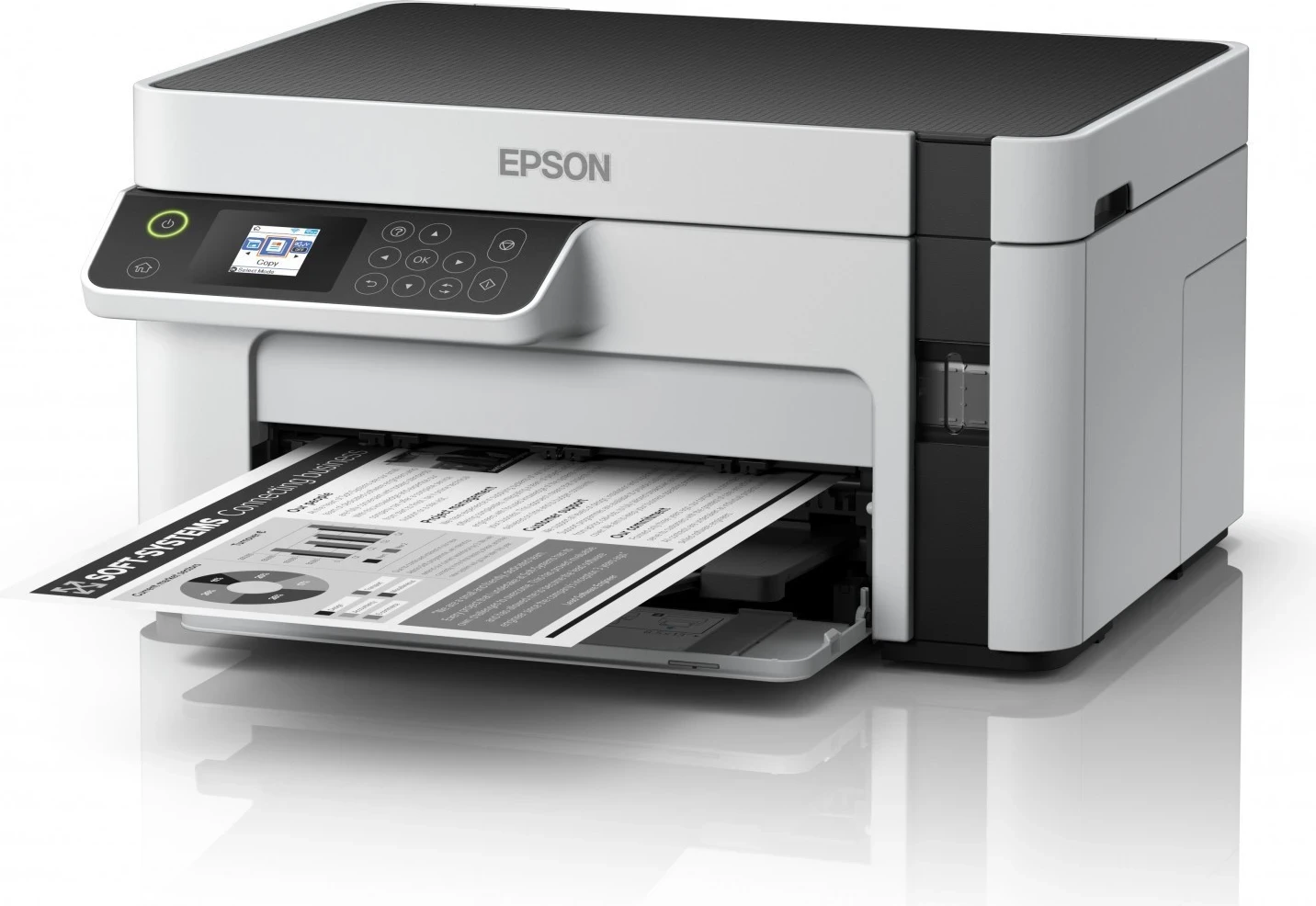 Printer Epson M2120, i bardhë