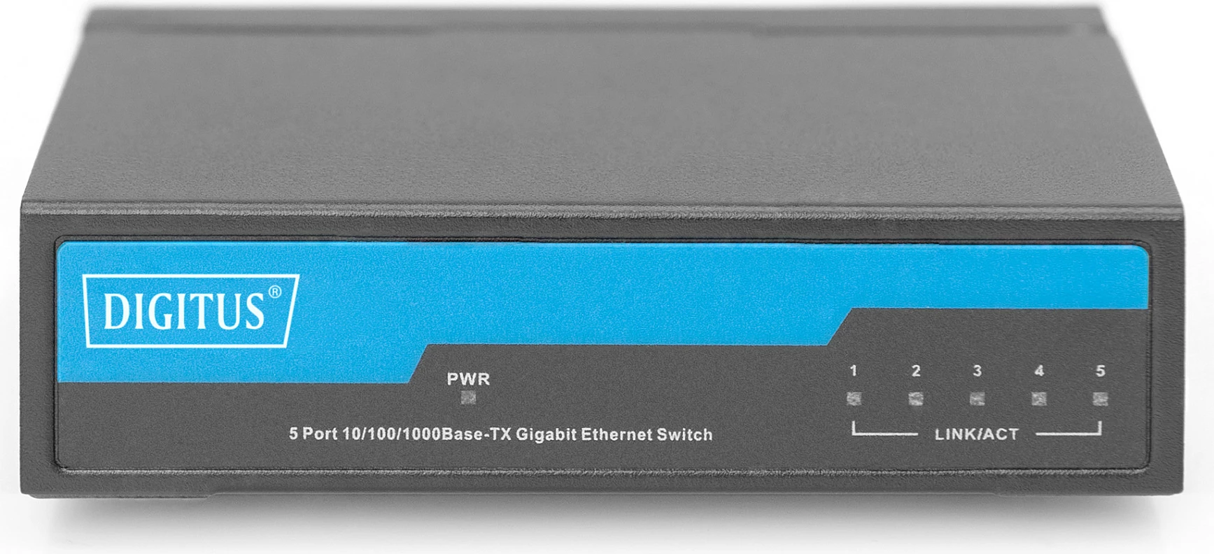 Switch Digitus 5-Port Gigabit, Unmanaged, metal, fanless, i zi
