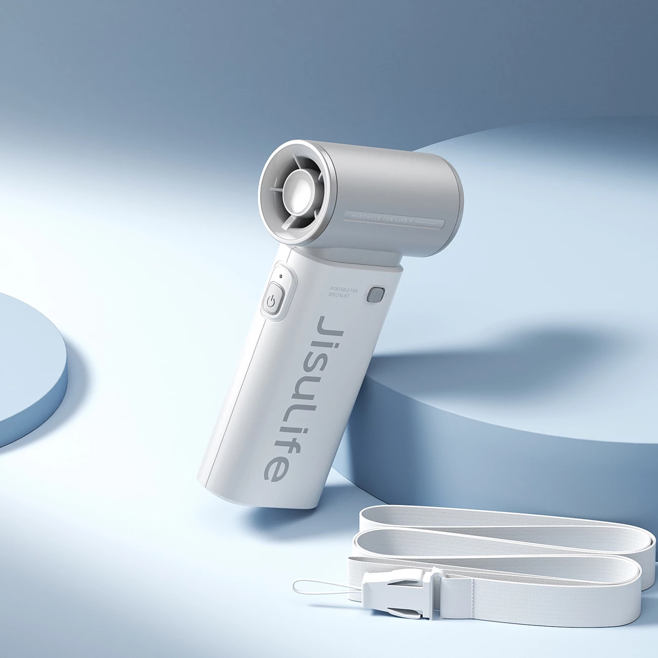 Ventilator dore Jisulife Life9, 3600mAh, USB-C, Gri