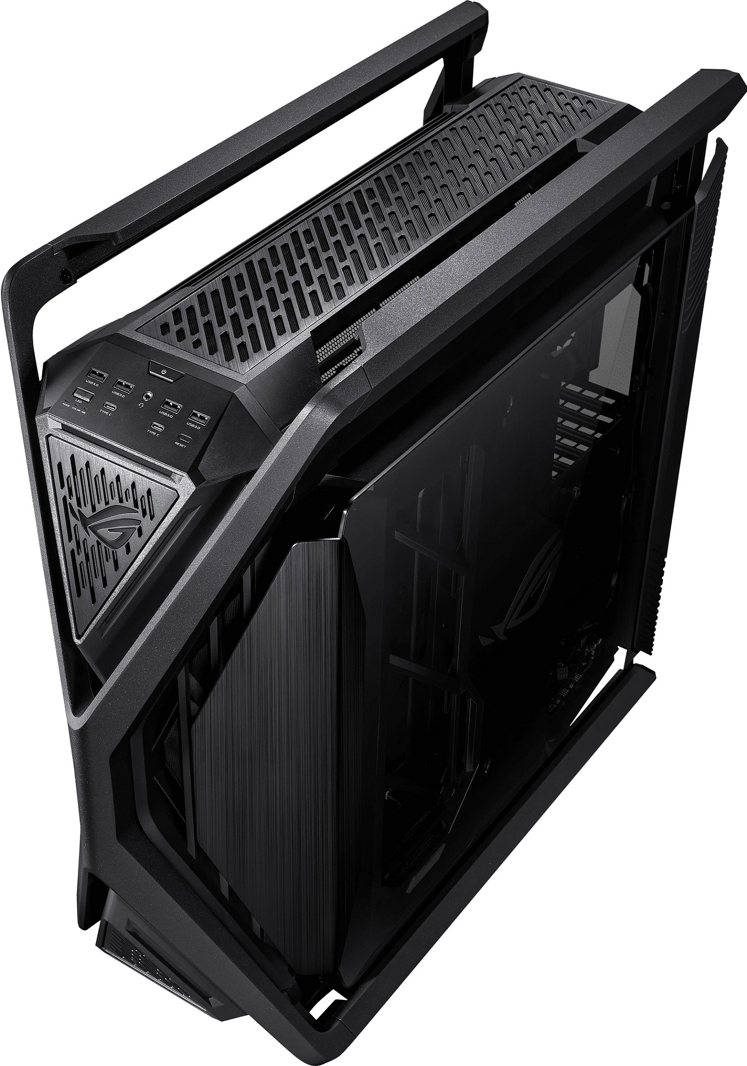 Kasë ASUS ROG Hyperion GR701 BTF Edition, Tower, RGB, xham i temperuar, e zezë/transparent