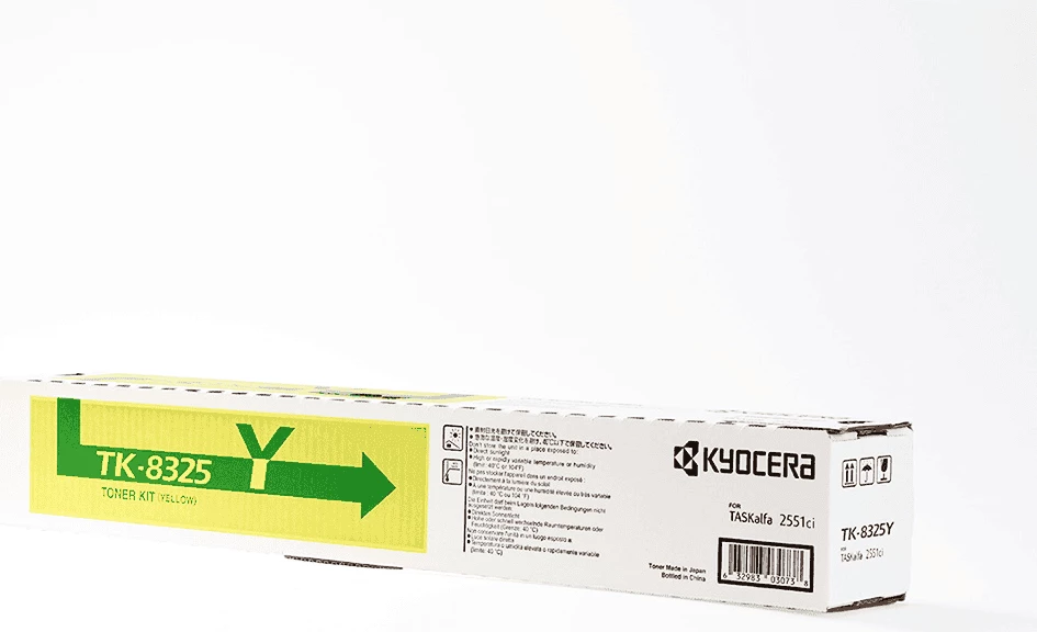 Toner, Kyocera, TK-8325Y / 1T02NPANL0, 12000 faqe, e verdhë