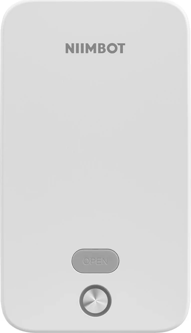 Printer etiketash portativ, NIIMBOT K2, Bluetooth, gjerësi 20–60 mm, rrotull Ø110 mm deri 1300 etiketa, USB-B, i bardhë