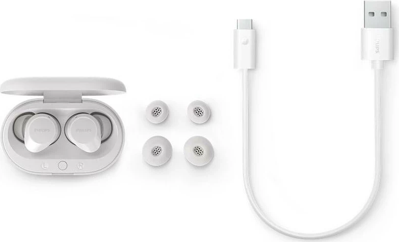 Kufje Philips TAT1209, True Wireless, Bluetooth 5.3, të bardha
