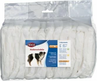 Pelenë për qen Trixie Belly Band L-XL 60-80 cm 12 copë/pako