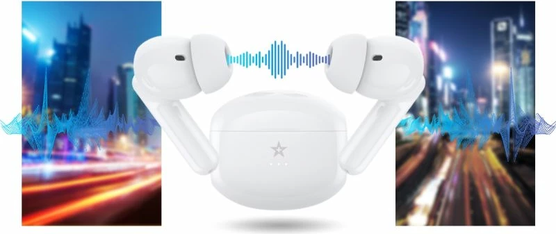 Kufje wireless Giewont, të bardha