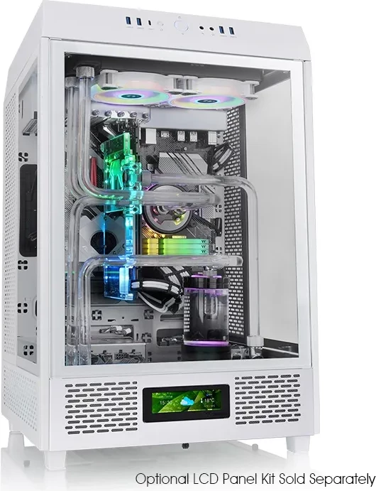 Kasë Thermaltake The Tower 500 Snow White, midi tower, e bardhë